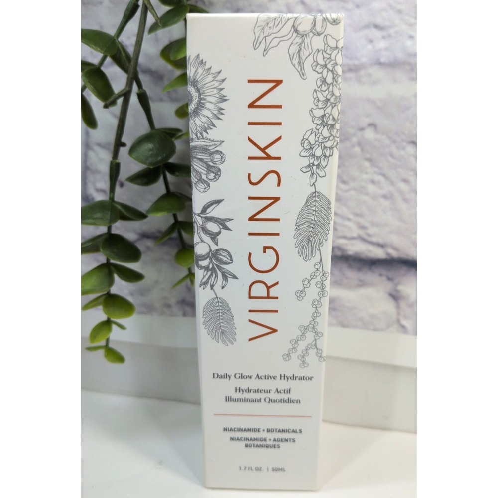 NIB!😍Virginskin Daily Glow Active Hydrator Niacinamides Botanicals 1.7oz/50ml